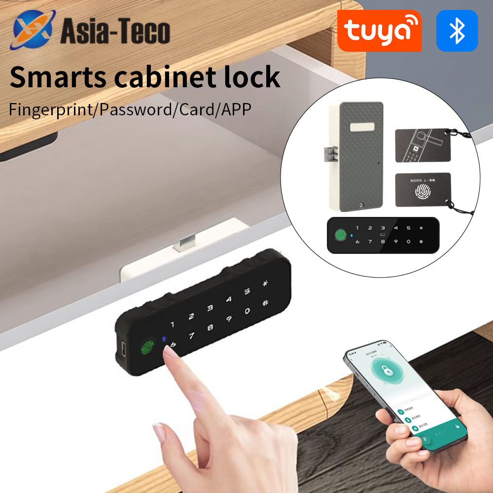 Furniture Hardware Locks - Tuya Bluetooth Pintar Kabinet Kayu Kunci