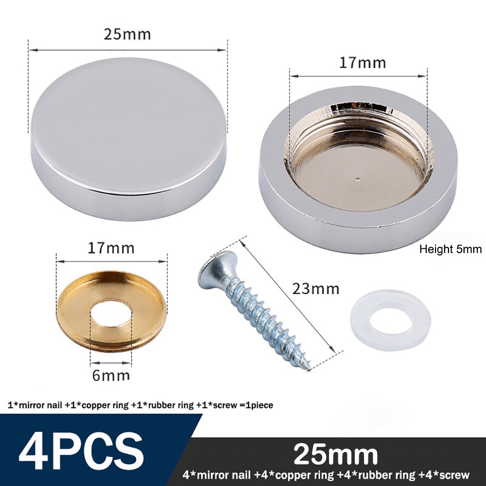 Furniture Hardware Fasteners - Perlengkapan Furnitur Sekrup Tembaga Tutup Dekoratif