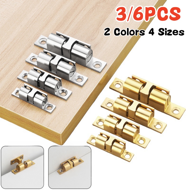 Furniture Hardware Locks - 3/6 Buah Penangkap Bola Pintu Lemari