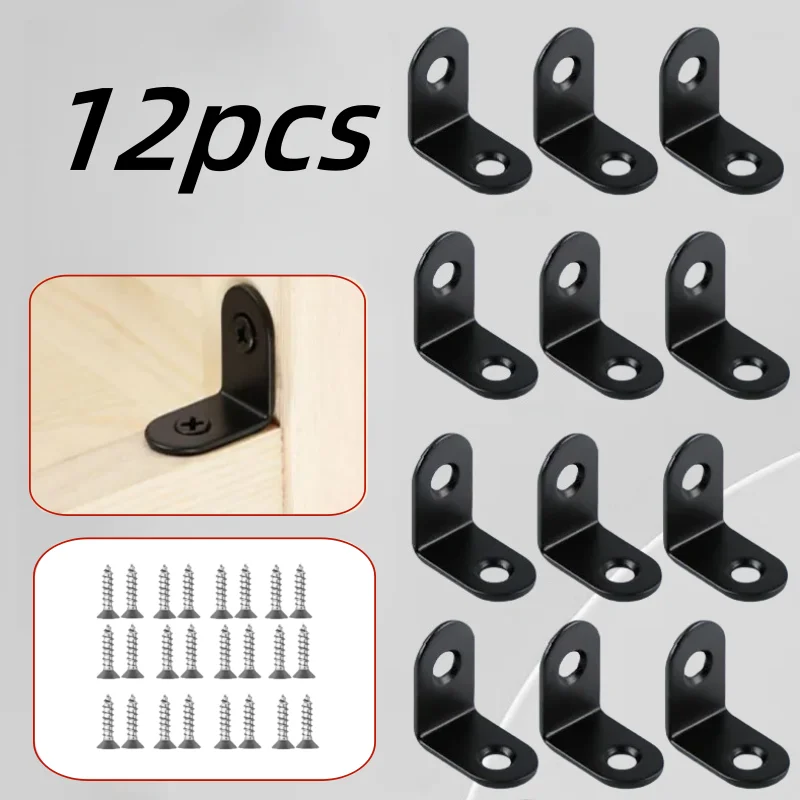 Used Furniture Hardware - 12 Buah Braket Bentuk L Sudut