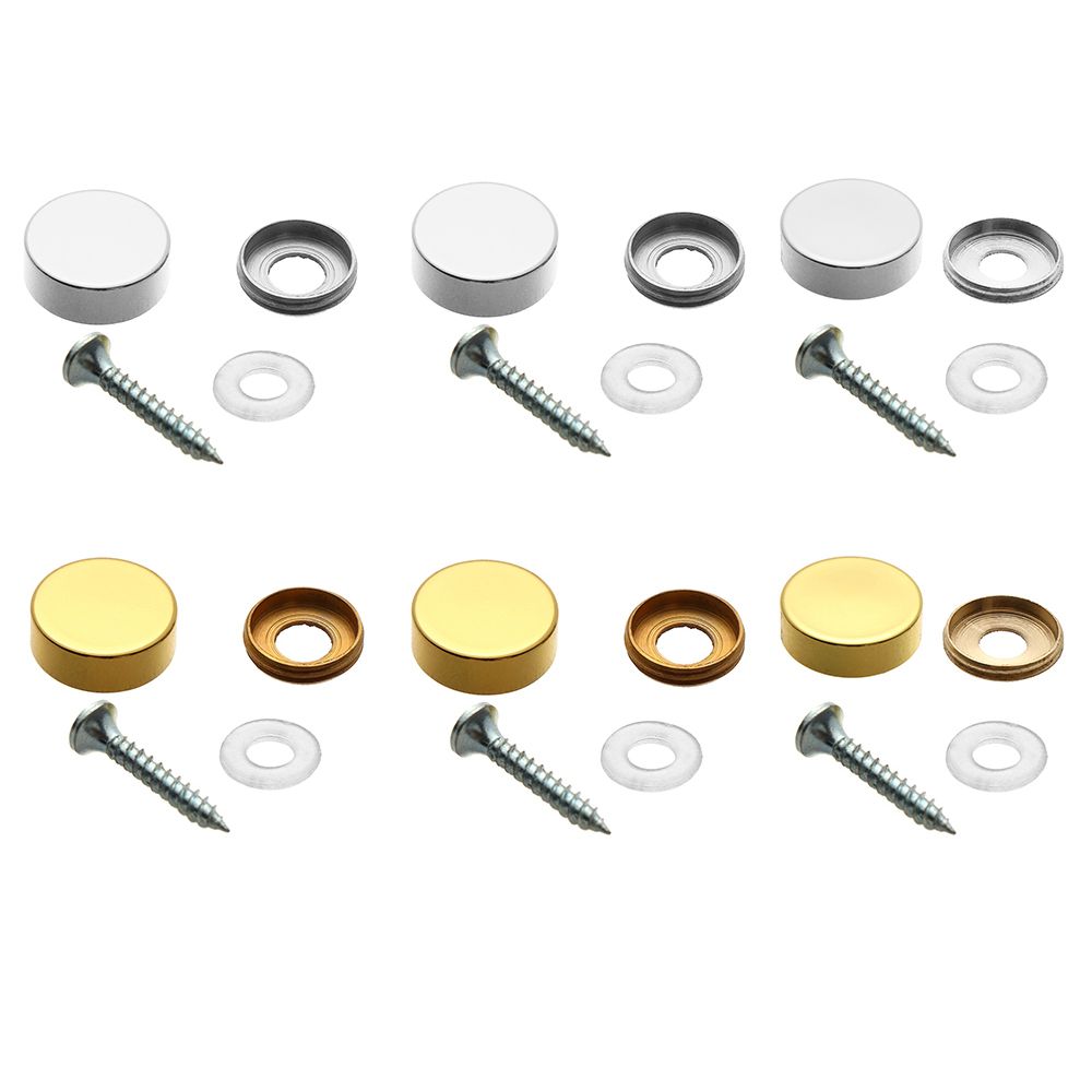 Furniture Hardware Fasteners - 4 Set Cermin Pengencang Sekrup Dekoratif
