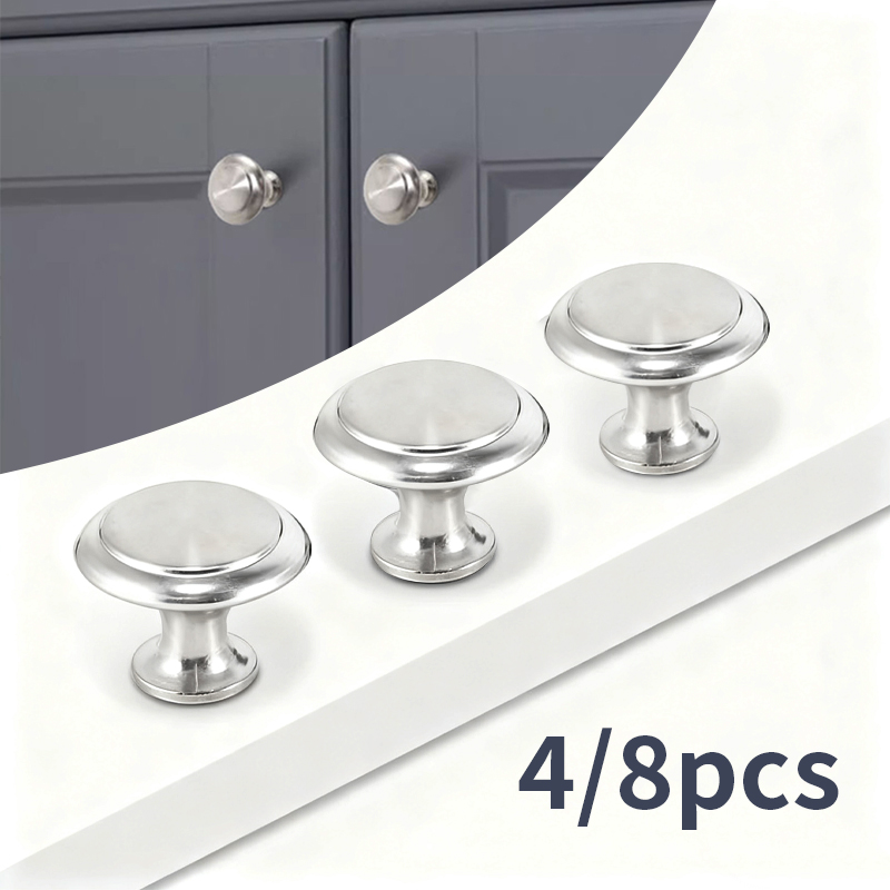 Used Furniture Hardware - 4/8 Buah Pegangan Melingkar, Pegangan Pintu