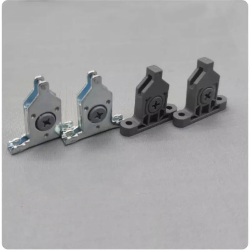 Furniture Hardware Replacement Parts - Laci dinding ganda baja nilon 4Pcs,
