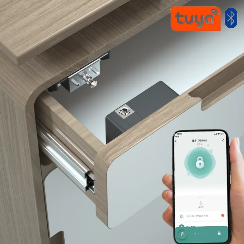 Furniture Hardware Locks - Tuya Kunci Pintu Kabinet Pintar Tanpa