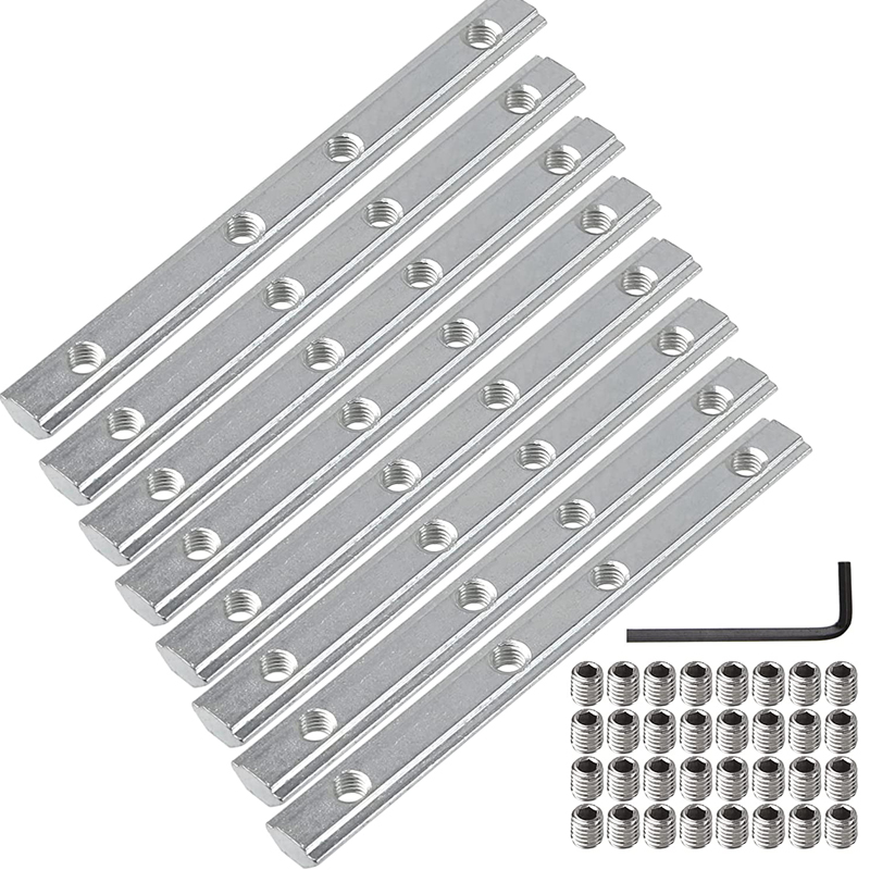 Joint Connector Bracket - 8 Buah 2020 Profil Ekstrusi Baja