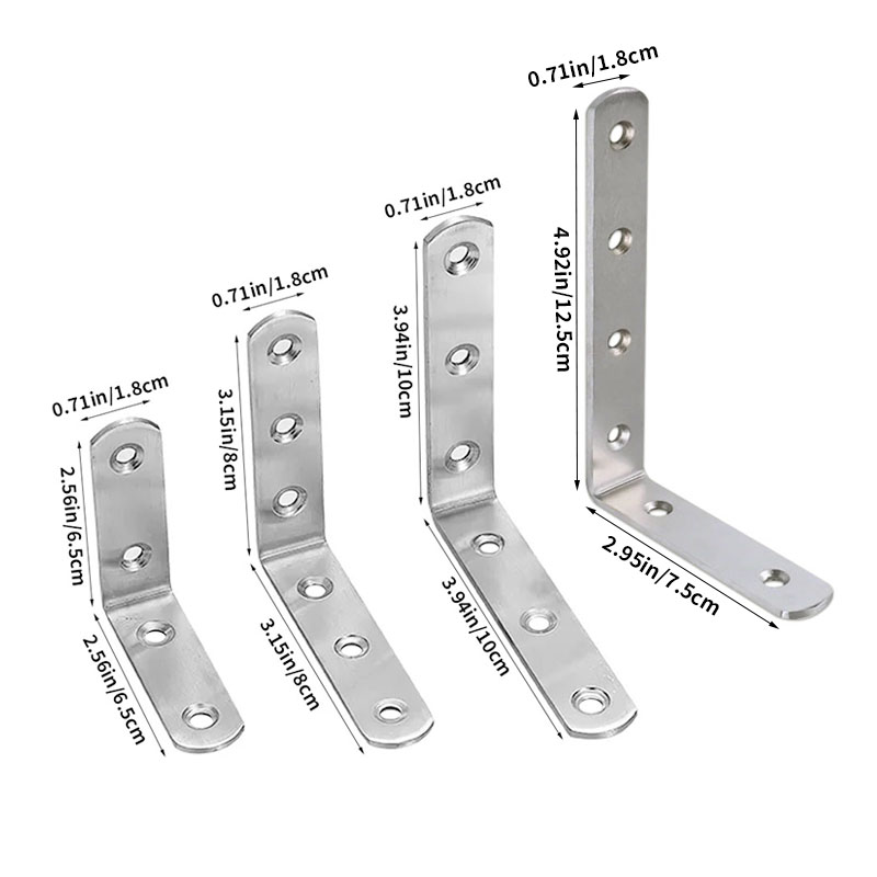 4 Buah Braket Sudut Kanan, Pen - Used Furniture Hardware ulasan dan harga