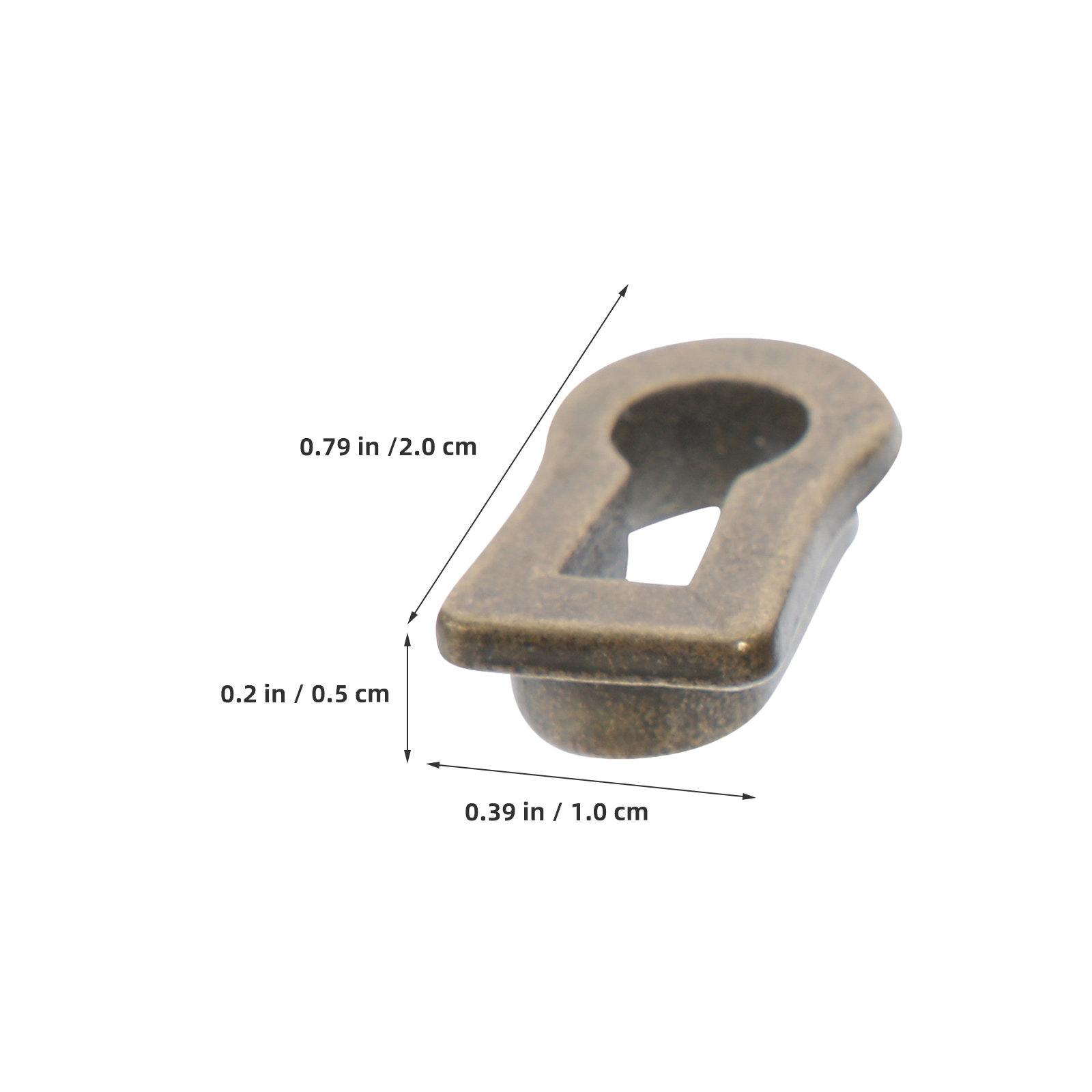 12 Buah Pelat Lubang Kunci Ova - Furniture Hardware Locks ulasan dan harga