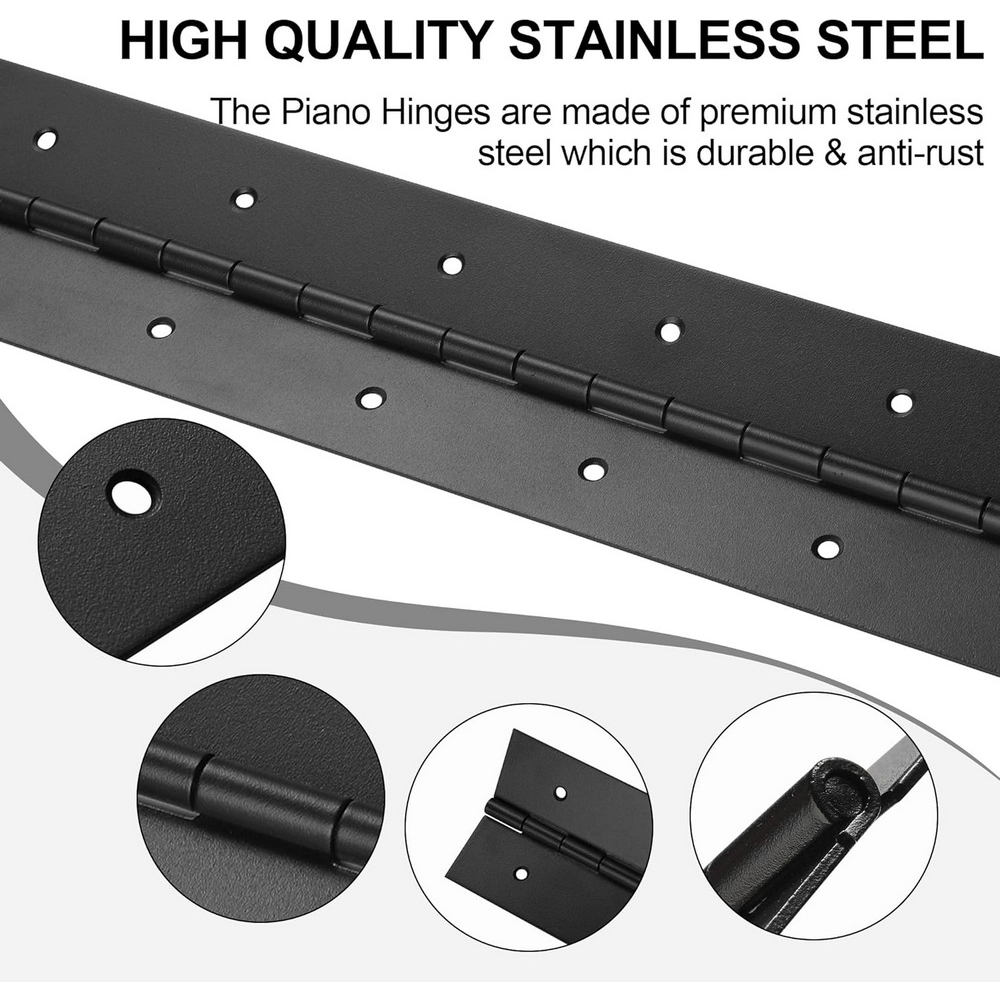 Engsel Piano Hitam 6in-20in, E - Furniture Hardware Replacement Parts ulasan dan harga