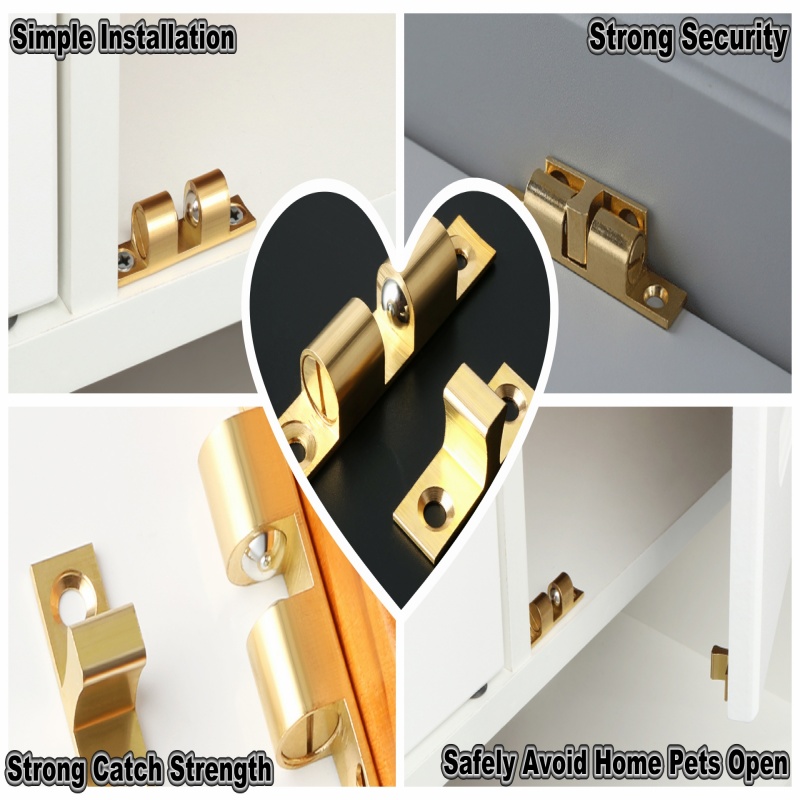 3/6 Buah Penangkap Bola Pintu  - Furniture Hardware Locks ulasan dan harga