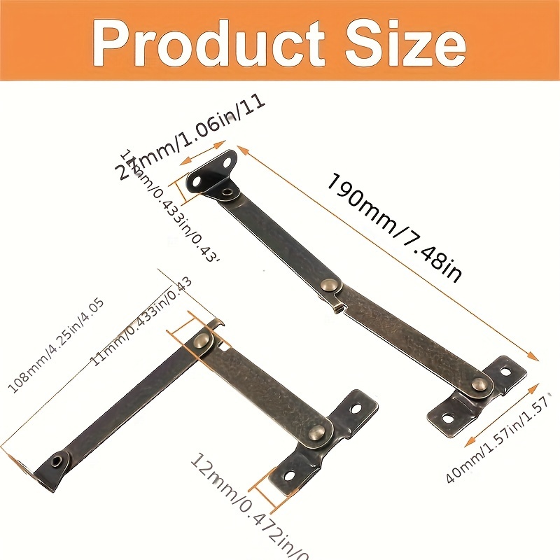 2 Paket Engsel Penyangga Tutup - Furniture Hardware Replacement Parts ulasan dan harga