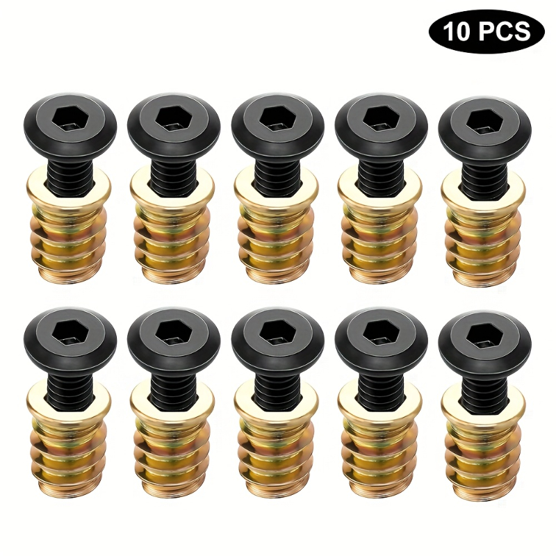 10 Buah Kit Alat Kombinasi Mur - Furniture Hardware Fasteners ulasan dan harga