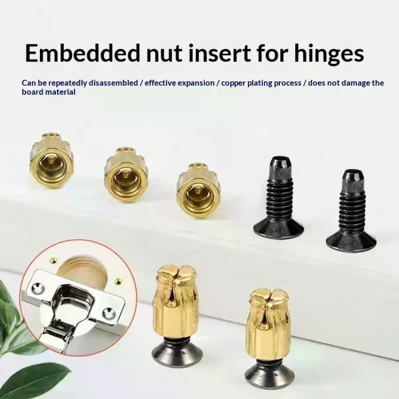 10 Buah Mur Engsel Sekrup Kabi - Furniture Hardware Fasteners ulasan dan harga