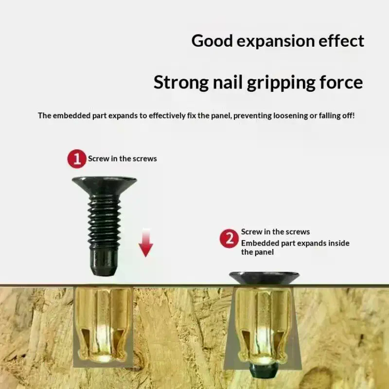 10 Buah Mur Engsel Sekrup Kabi - Furniture Hardware Fasteners ulasan dan harga