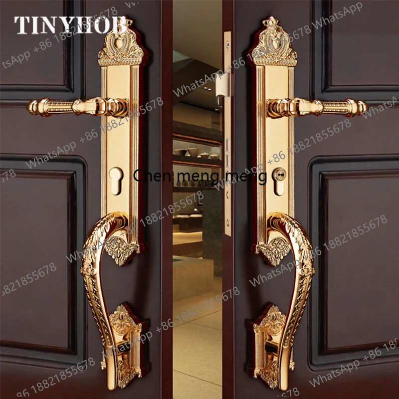 Kunci Pintu Gaya Eropa Mewah/V - Furniture Hardware Locks ulasan dan harga