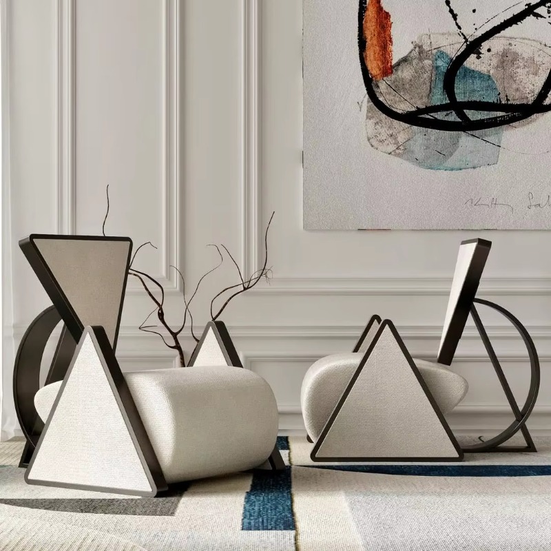 Kursi santai segitiga modern b - Used Furniture Hardware ulasan dan harga