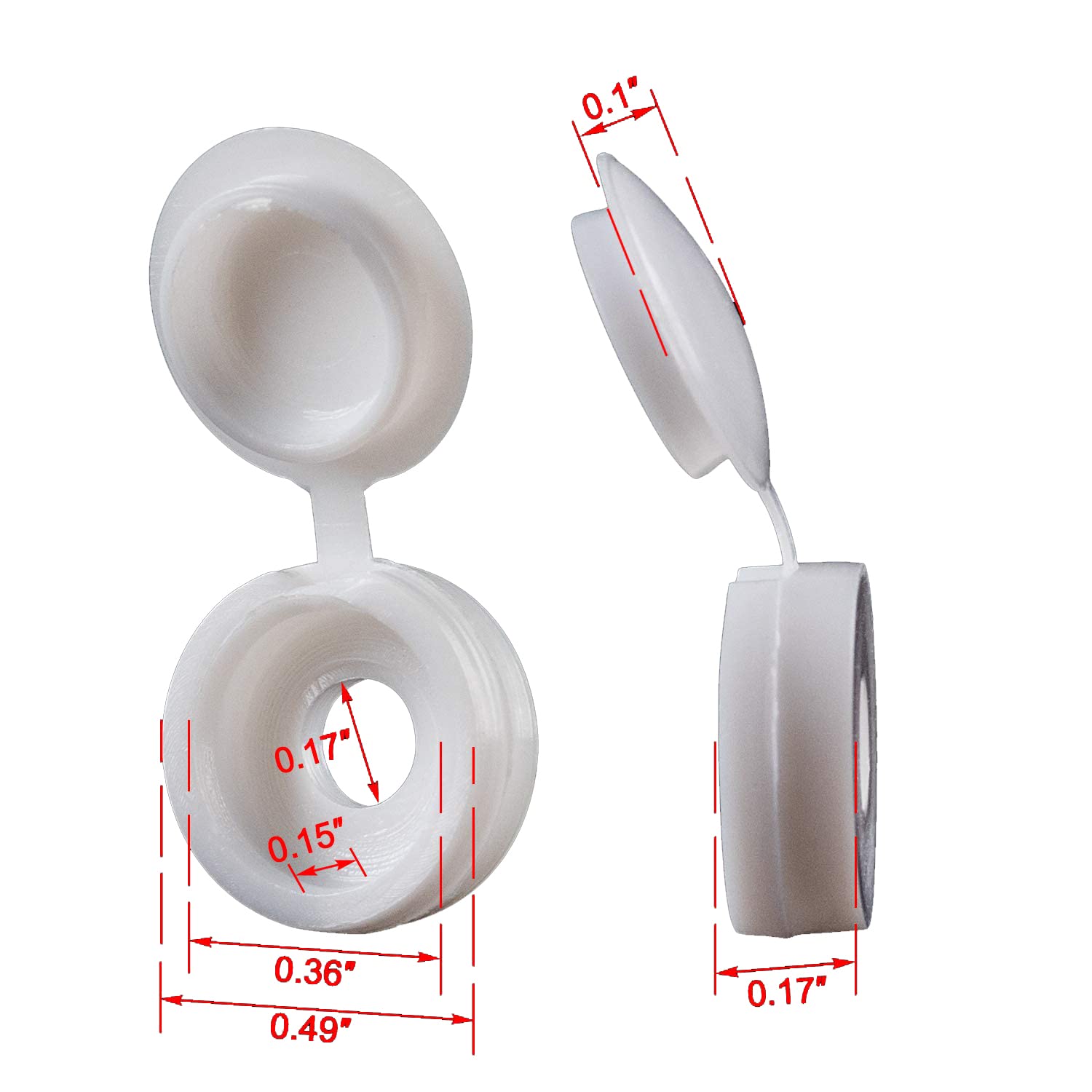 Penutup tutup sekrup plastik b - Furniture Hardware Replacement Parts ulasan dan harga