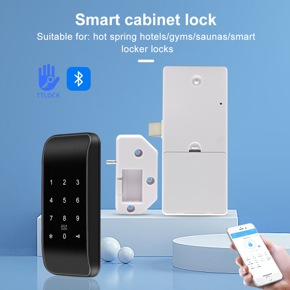 TTLOCK kunci laci sidik jari 1 - Furniture Hardware Locks ulasan dan harga