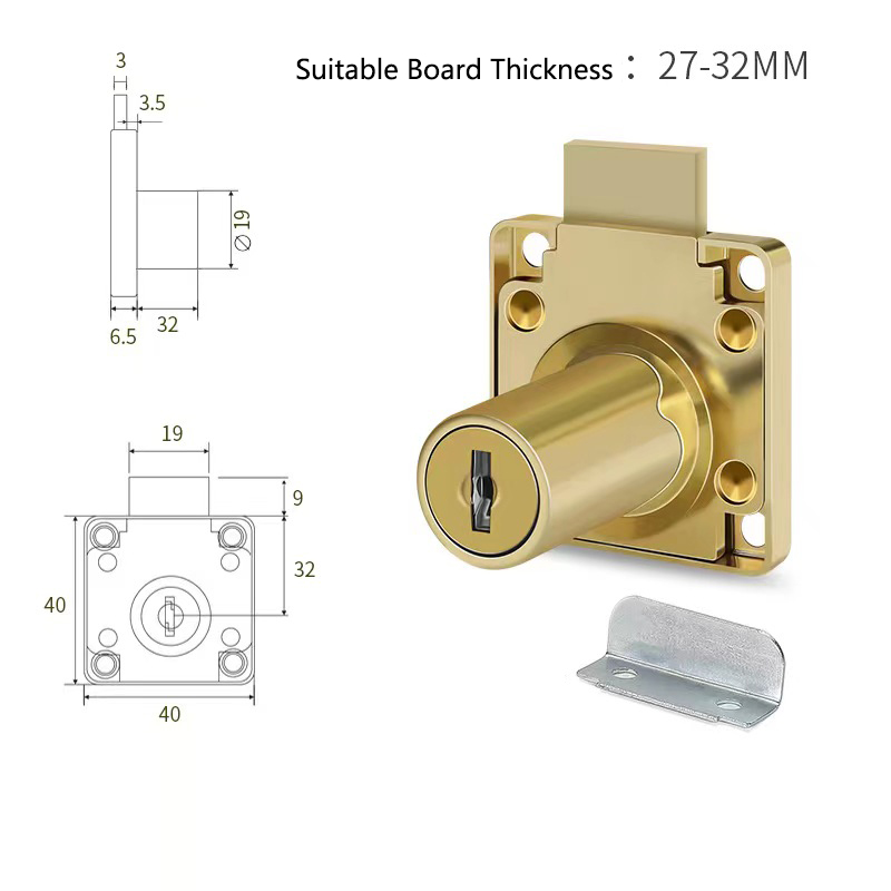 Yutoko kunci laci meja, kunci  - Furniture Hardware Locks ulasan dan harga
