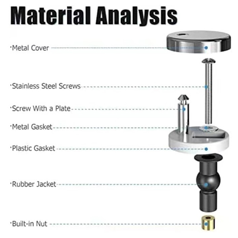 2 Buah Engsel Dudukan Kloset,  - Furniture Hardware Replacement Parts ulasan dan harga