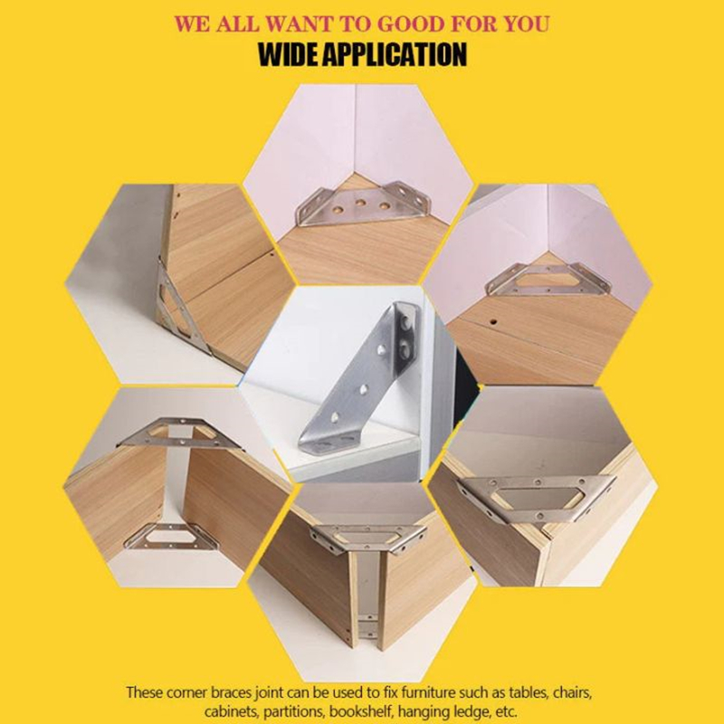 Braket Sudut Furnitur Universa - Furniture Hardware Fasteners ulasan dan harga