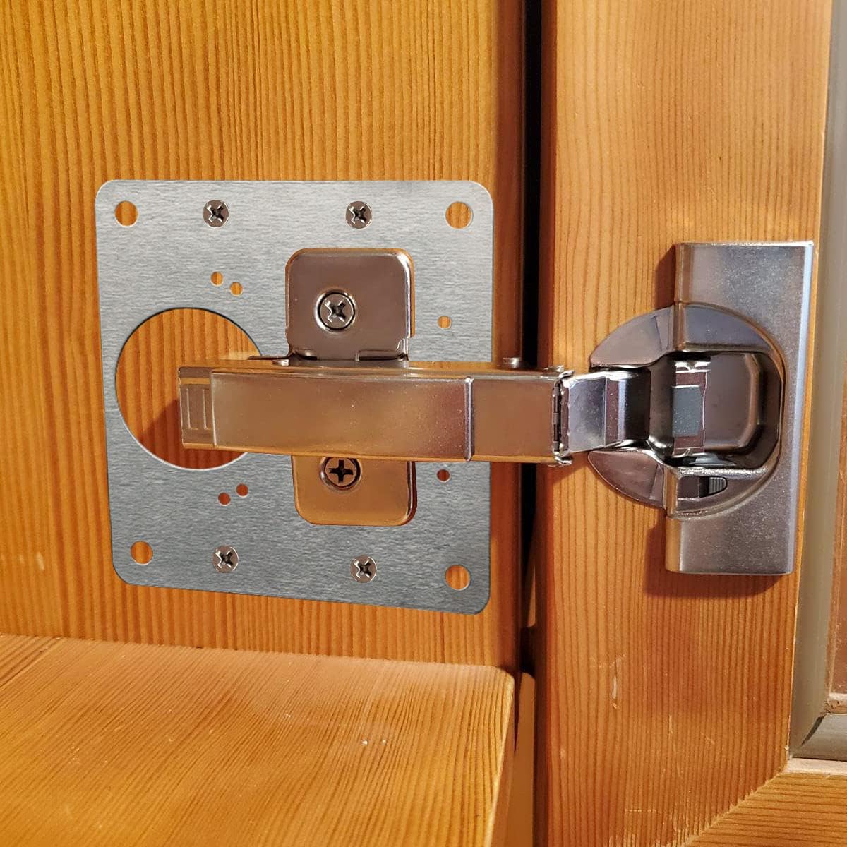 Pelat Perbaikan Engsel Pintu K - Furniture Hardware Replacement Parts ulasan dan harga