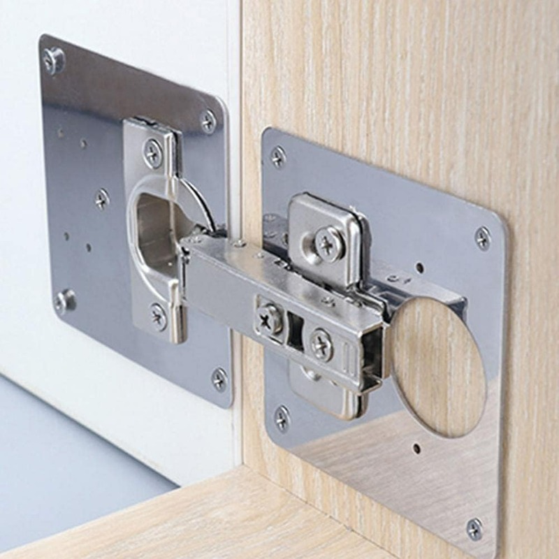 Pelat Perbaikan Engsel Pintu K - Furniture Hardware Replacement Parts ulasan dan harga