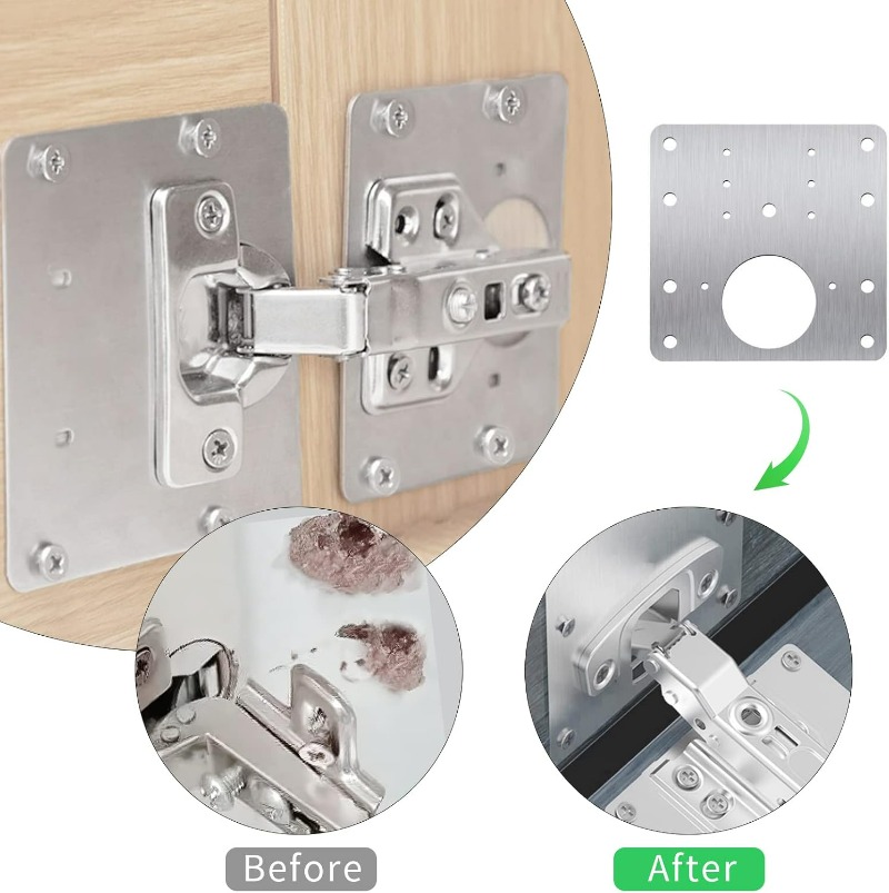 Pelat Perbaikan Engsel Pintu K - Furniture Hardware Replacement Parts ulasan dan harga